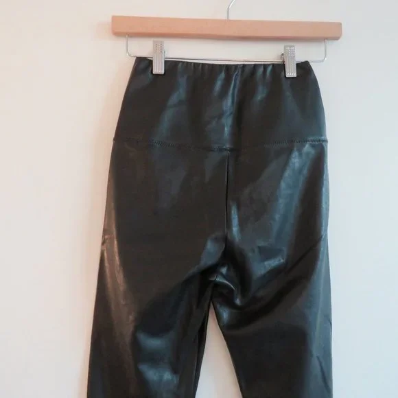 ARITZIA WILFRED Daria Black Faux Leather Leggings - Size S - Picture 10 of 15